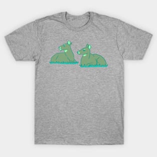 deer in the yard T-Shirt